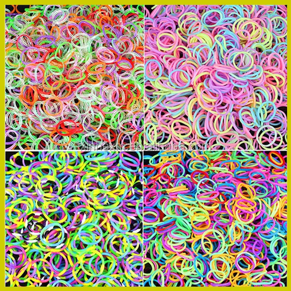 Colorful Crazy Loom Rubber Bands - Buy Fun Loom Rubber Band,Fun Loom ...