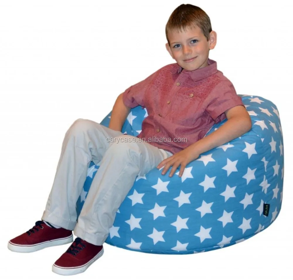 Kids Big Joe Bean Bag Chair Colorful Circle Beanbag Sit Cushion