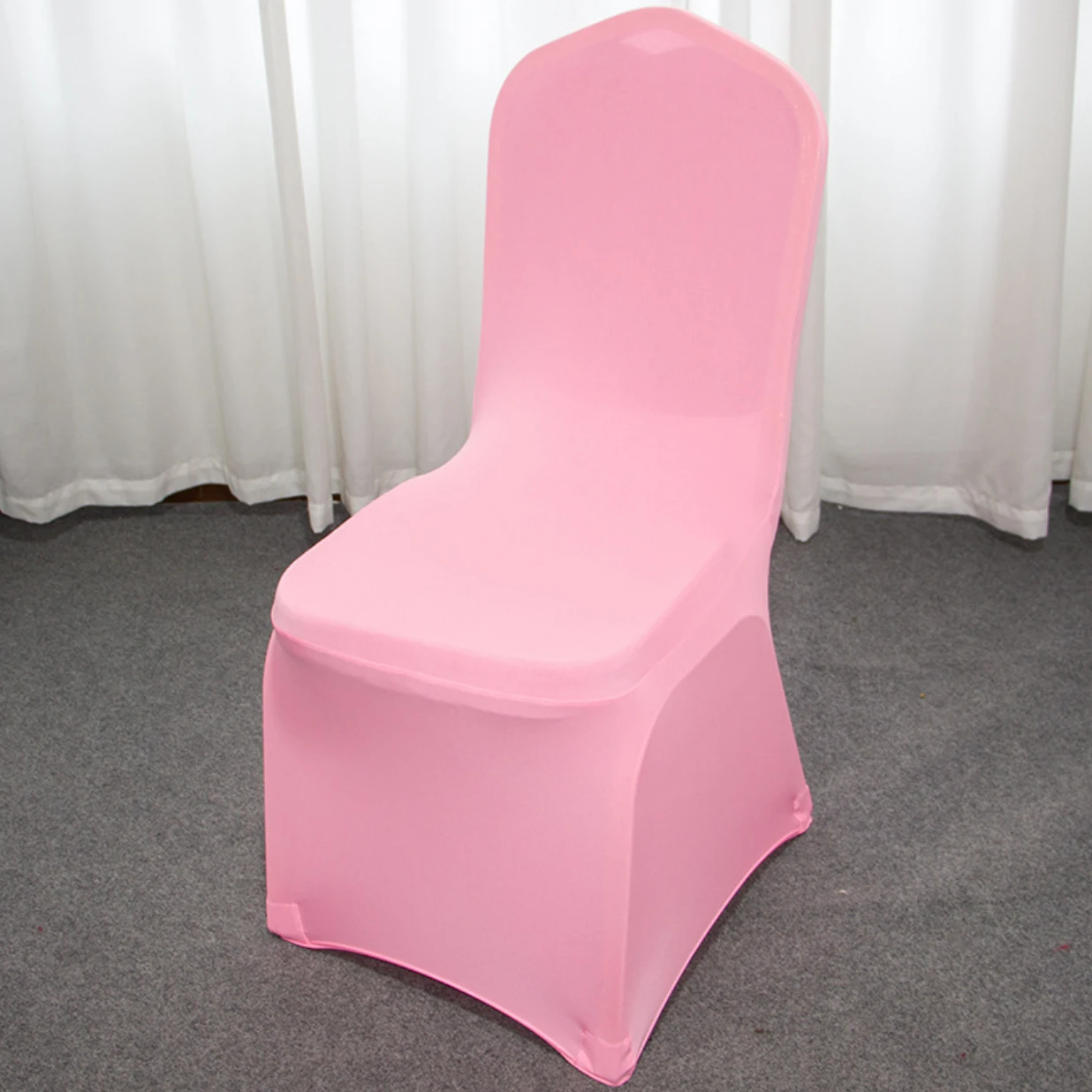Cheap Pink Wedding Events Chair Covers 1.00 And Table Cloths Buy Pink Chair Covers,Events