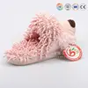 Super soft material wholesale plush stuffed animal slippers/plush animal slippers for women