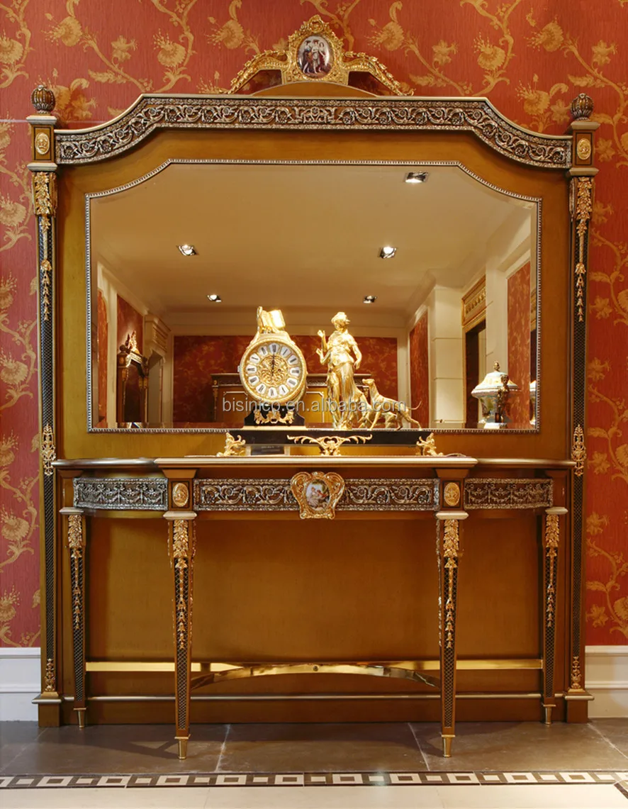 Franse louis xv stijl gouden enkele deur vitrinekast met tv kast ... Woonkamer houten