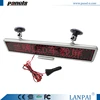 Shenzhen manufacturer good performance 16x128 dots car led display screen