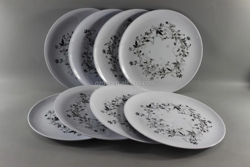 10inch Melamine Dinner plate set for 100% melamine