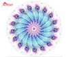Peacock Printed Polyester Microfiber Poncho Beach Towel