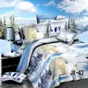 White bear design 3D wholesale comforter sets bedding