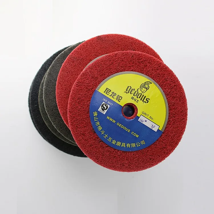 8 Inch Non Woven Polycarbide Abrasive Wheel Discs Buy Polycarbide