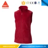 Woman's 100% polyester anti-pilling economy plus size knitted red polar fleece vest--- 7 Years Alibaba Experience