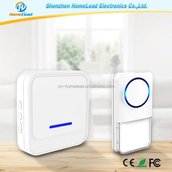 Electric Brass Transmitter Wireless Doorbell Bell Push Light Bells