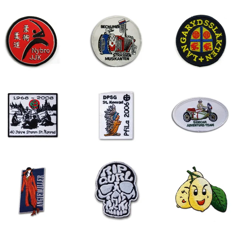 Custom Applique Embroidery Number Patches Iron On