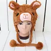 Best selling fashion plush adult animal winter bear hats