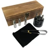 Good Products Stainless Steel Whiskey Bullet With Revolver