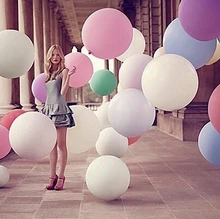 Birthday Gift Colorful Giant Big Balloon Latex Wedding Party Helium Decoration 36 inch Kids Toy