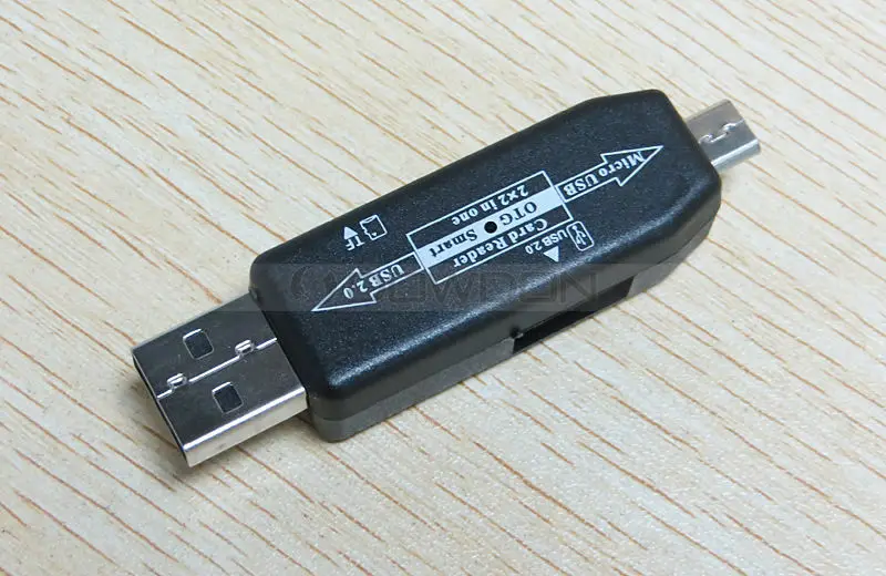 2 in 1 Micro USB TF Card Reader Hub OTG Card Reader for Samsung S3 S4 S5 NOTE 2 NOTE 3 NOTE 4 - ANKUX.COM