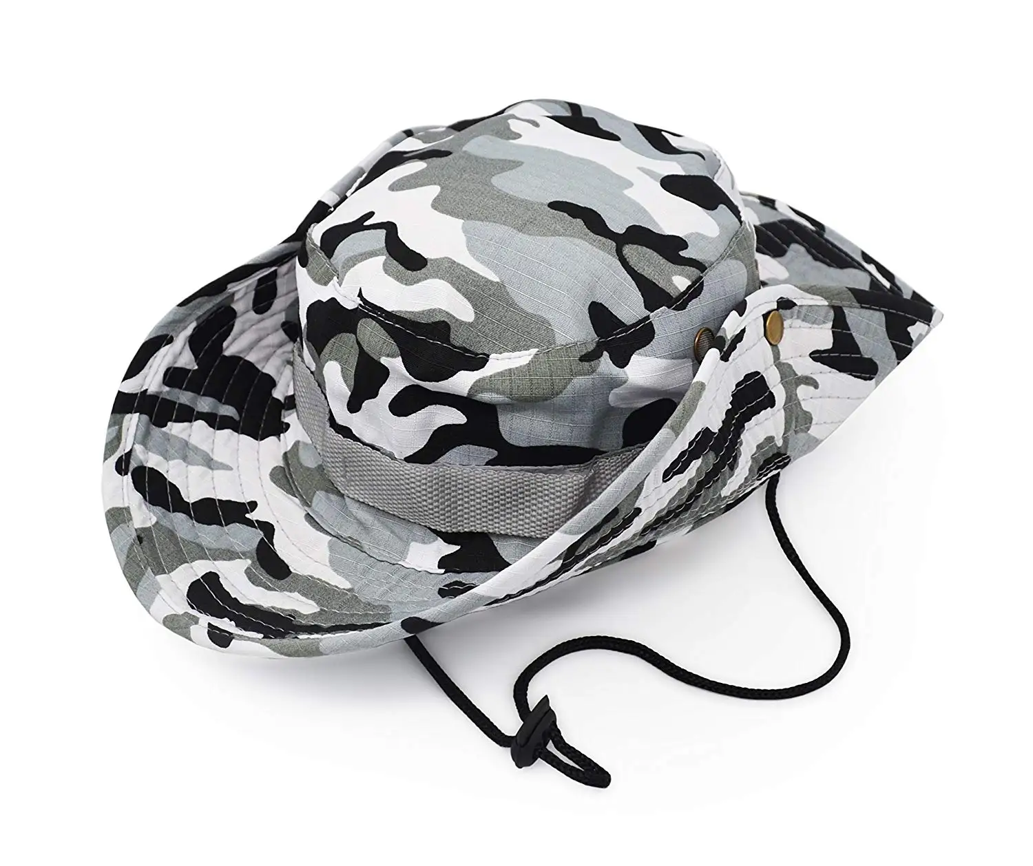 snow camo boonie hat