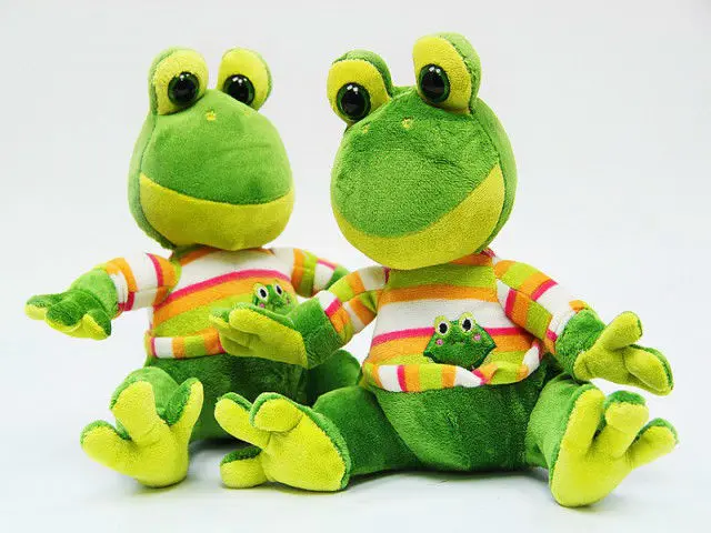 tiny frog plush