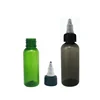 5ml 15ml 30ml 10ml PET plastic dropper e liquid bottles with child proof cap