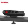 Germany 3 sockets clamp on desk power strip with USB clamp on power outlet for tables