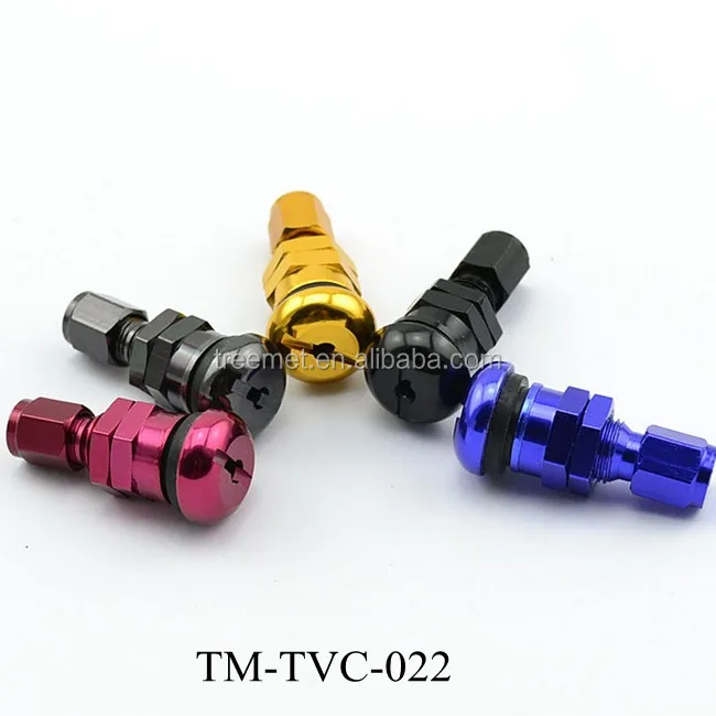 4 X Tr43e Metal Tubeless Car Tyre Valve / Schrader Valve / Alloy Wheels ...