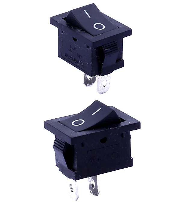 Black Square Rocker Switch T85 Switch 0 