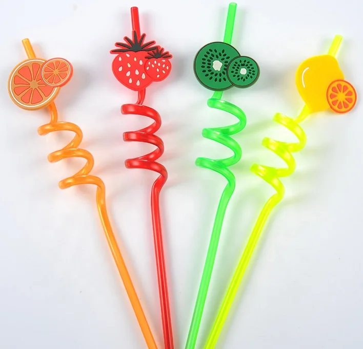 Decorative Bar Accessories Summer Party Colorful Cocktail Drink Straws