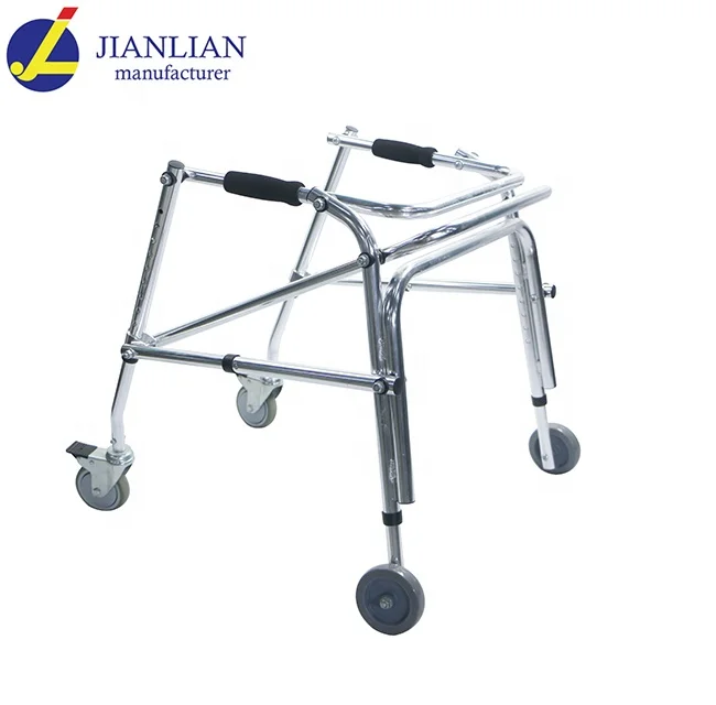 Medische apparatuur aluminium loopstoeltje, 4 benen walker, kinderen wandelaar