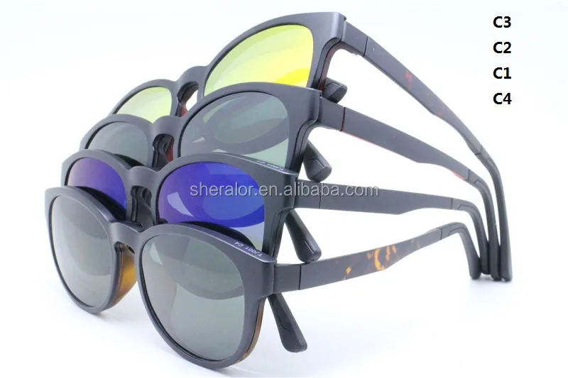 Drop Sales 001 Ultem Optical Oval Glasses Frame With Clip On