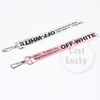 Quickly release popular custom zipper head strap keychain short lanyard