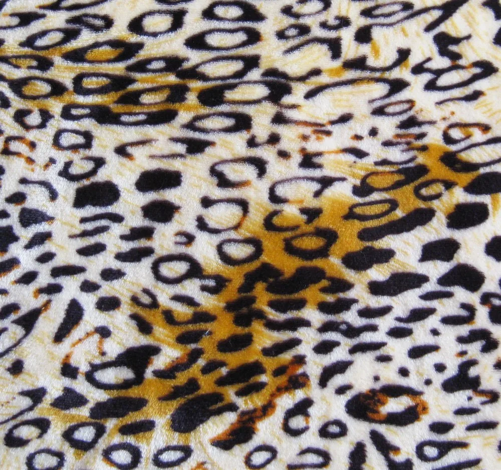 100 Polyester Flannel Fabric With Animal Skin Design Buy Plaid