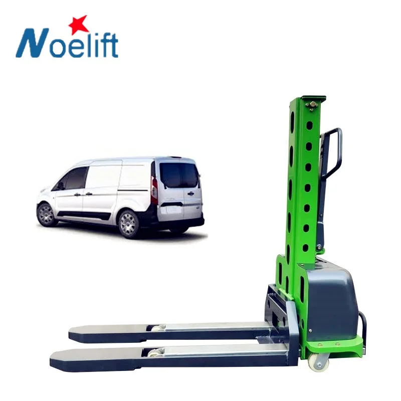 1.3m 500kg Portable Selfloading Stacker,Widely Used For Van Trucks