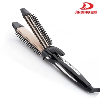 Jinding 2017 Hair Curler And Straightener Hot Comb Brush St 3337 Jinding 2017 Hair Curler And Straightener Hot Comb Brush St 3337
