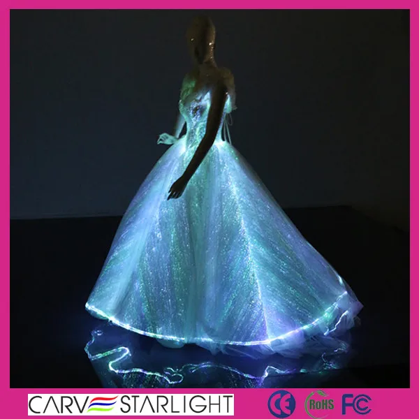 exclusivo señoras flash led bola para prom corto vestido de noche
