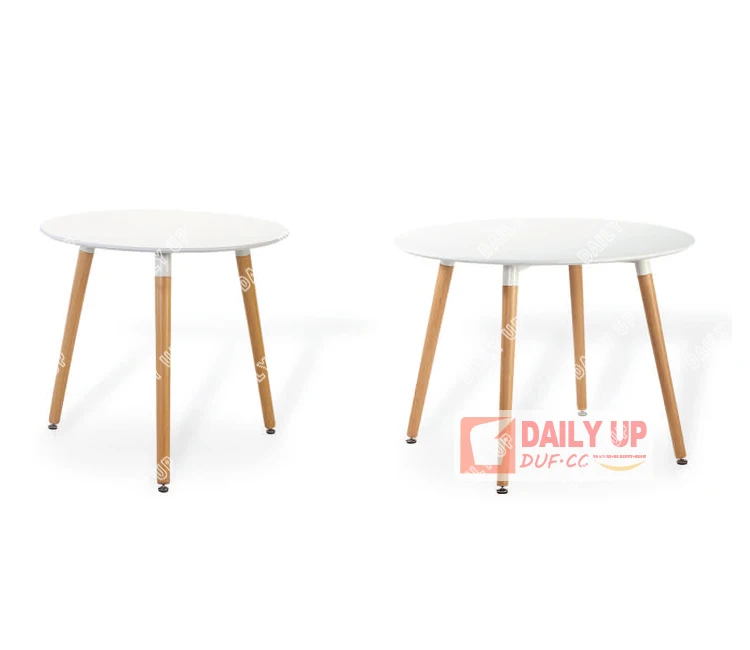 Wholesale Restaurant Furniture Four Legs High Table Top Wooden Legs Solid MDF Material Top Functional Use in Commercial Sites