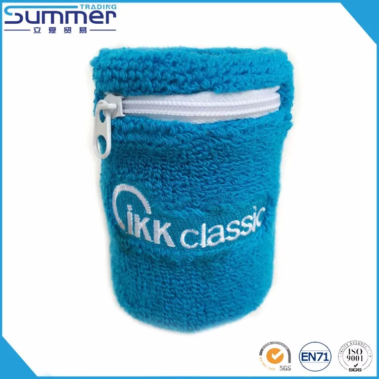 wristband with pocket