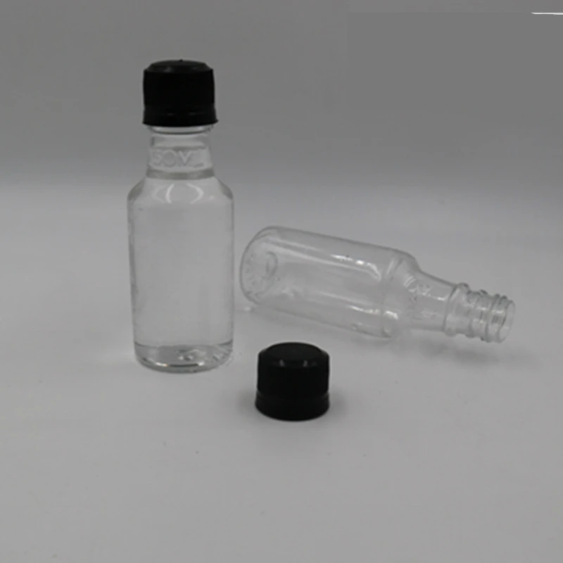 Mini 50 Ml Liquor Vodka Plastic Bottles Clear Plastic Alcohol Wine Shot