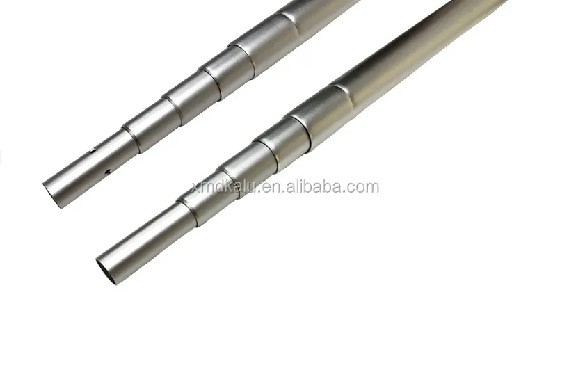 Strong light weight aluminum telescopic pole adjustable extension tube Aluminum Telescopic Tube With Spring Lock