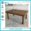 Solid pine farm country table for wedding vineyard table