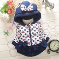 Retail 2015 New Girls Mickey Minnie Jacket Baby Boys Girls Cotton Winter Thick Warm Coat Children
