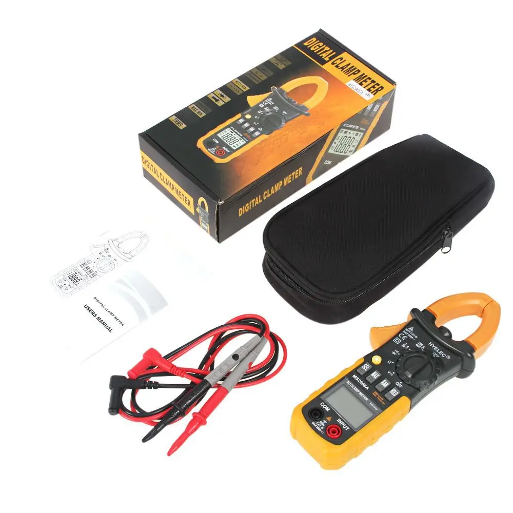 Ms2008a Digital Clamp Meter Ac Dc Current Voltage Resistance Tester