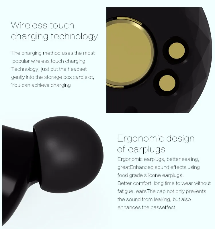 Mini TWS i7s Twins Wireless Bluetooth V4.1 Stereo Headset Lipstick-Sized In-Ear Earphones Earbuds for Smart all phone