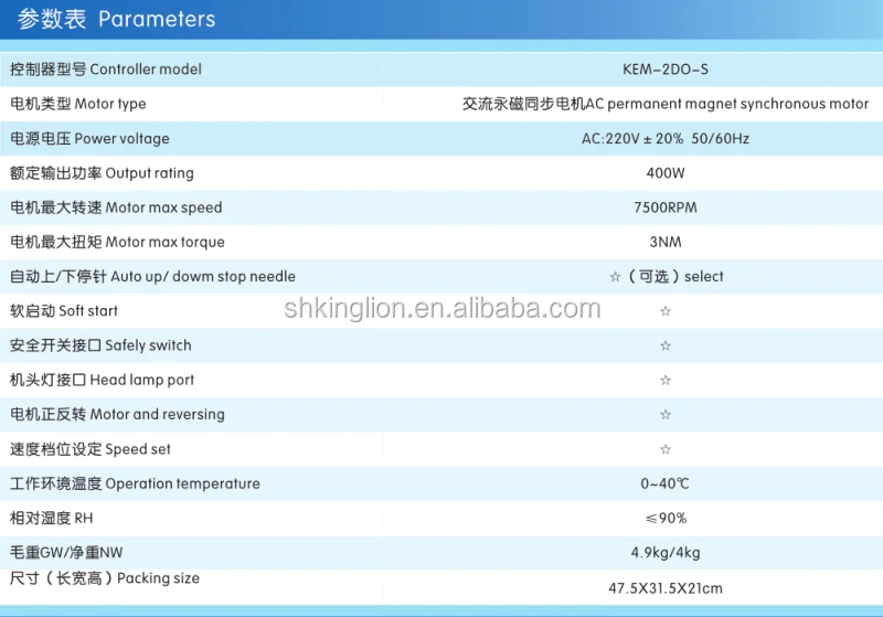 Sewing machines servo motors supplier