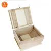 Custom Small Gift Essential Oil Box Wood Unfinished Coffin Packaging Box