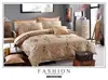 Chic Home 8 Piece Barcelona Printed Medallion Reversible Geometric Backing Golden Bed in a Bag Comforter Set with Sheet