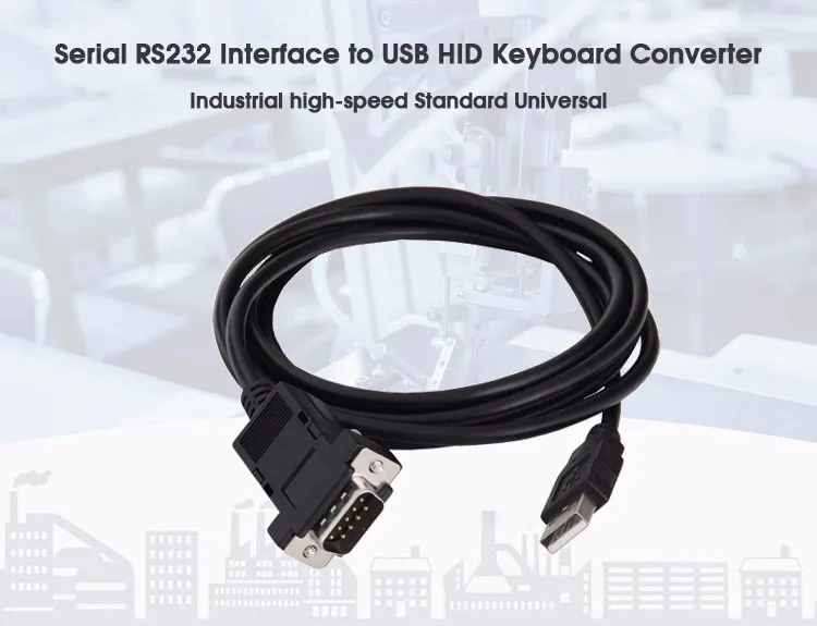 Serial Rs232 Interface To Usb Hid Keyboard Converter - Buy Rs232 To Usb ...