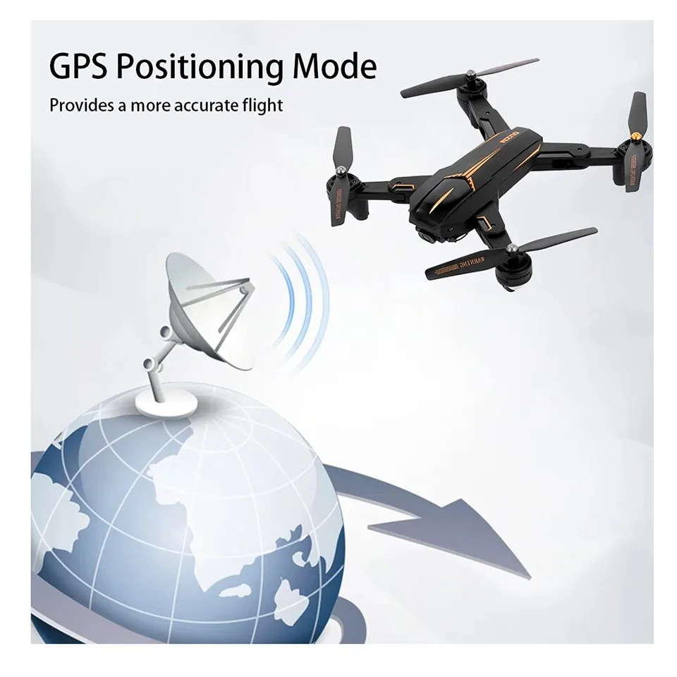 Follow Me Drone Waypoint Fly Brushless Drone 1080p 2.4g Gps Rc Drone