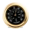 Decor clock thermometer for household