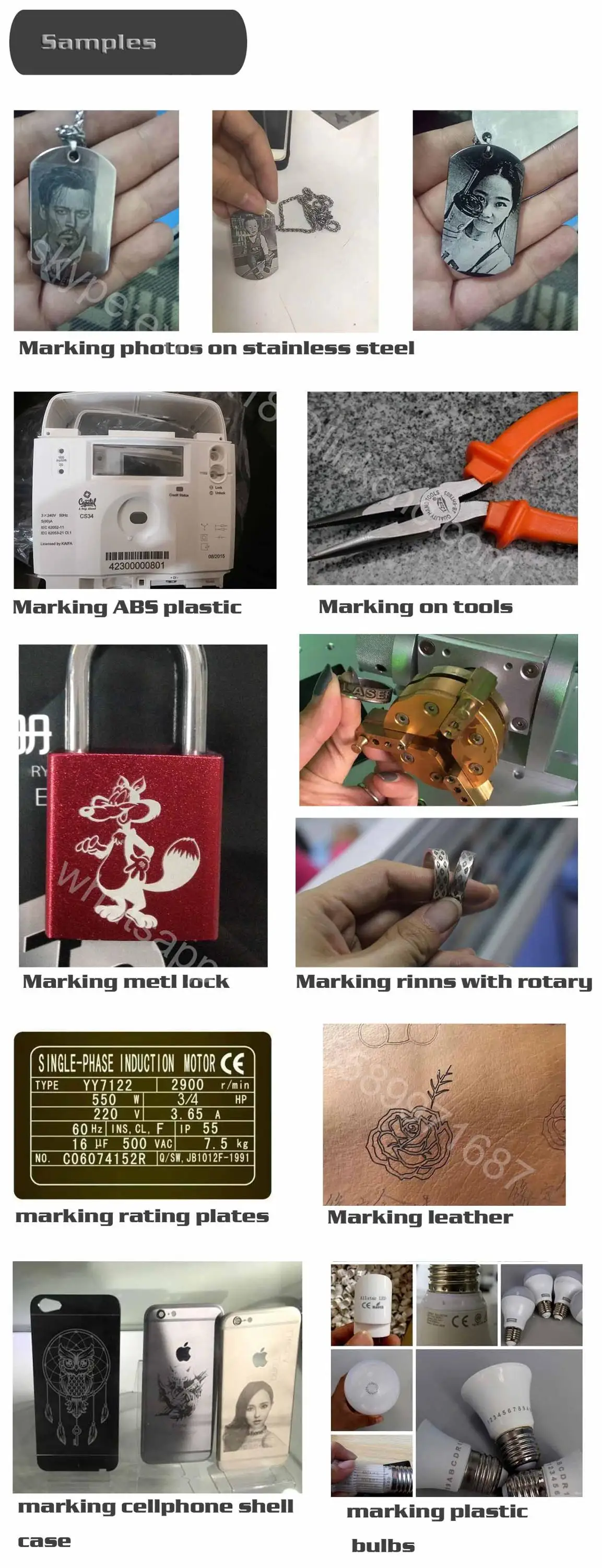 high preicision fast speed low maintenance 20w laser marking machine with raycus fiber generator