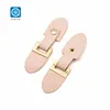 pink Fabric Covered Shank soft pu Leather loops buckle hanging metals plated sew decorate Frog toggle garment button for coat