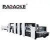 Automatic Cardboard Corrugated Carton Paper Folding Gluing Box Making Machine with Straight Line