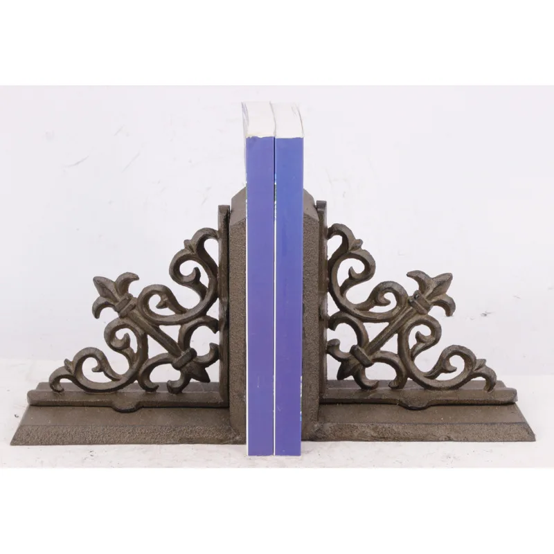 Wholesale Unique Custom Cast Iron Decorative Library Bookends Metal