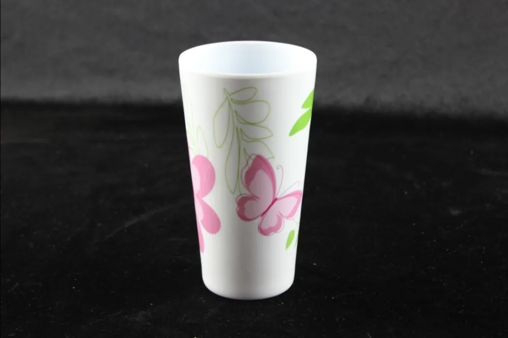 Melamine flower color cups